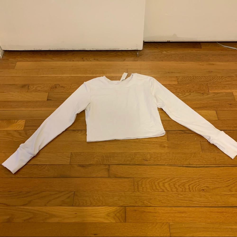Paragon Fitwear fitted workout crop top size small
